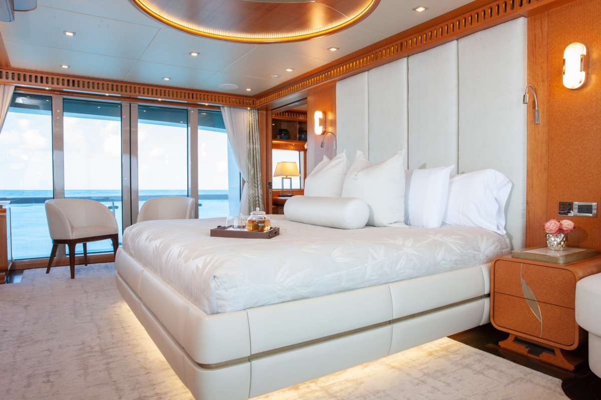 Ondeck Master Stateroom with Balcony