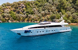 Blues charter yacht